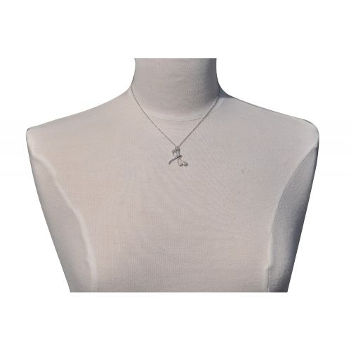 Collier Rhodié Pendentif Libellule et Strass - LES POULETTES BIJOUX - Modalova