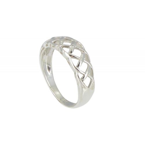 Bague Argent Couronne Ajourée - taille 56 - LES POULETTES BIJOUX - Modalova