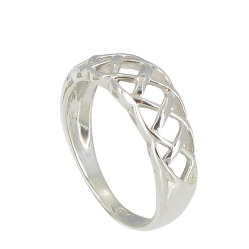 Bague Argent Couronne Ajourée - taille 56 - LES POULETTES BIJOUX - Modalova