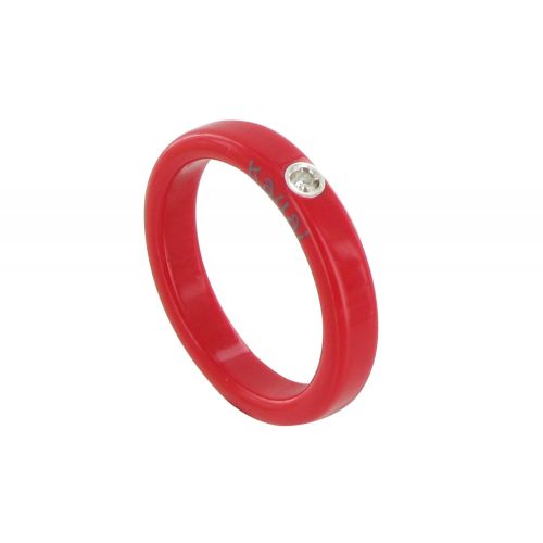 Bague Diamant Blanc Résine et Argent - taille 50 - LES POULETTES BIJOUX - Modalova