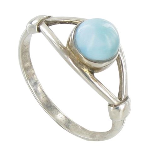 Bague Argent Perle de Larimar - taille 52 - LES POULETTES BIJOUX - Modalova