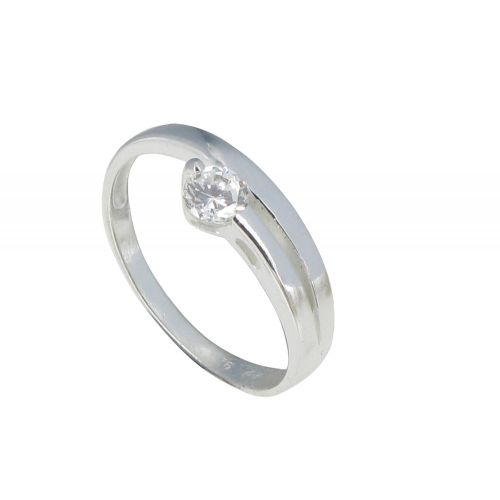 Bague Argent et Oxyde de Zirconium Cristal - taille 52 - LES POULETTES BIJOUX - Modalova