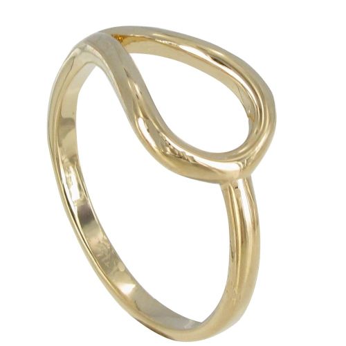 Bague Plaqué Or Goutte Evidée - taille 50 - LES POULETTES BIJOUX - Modalova