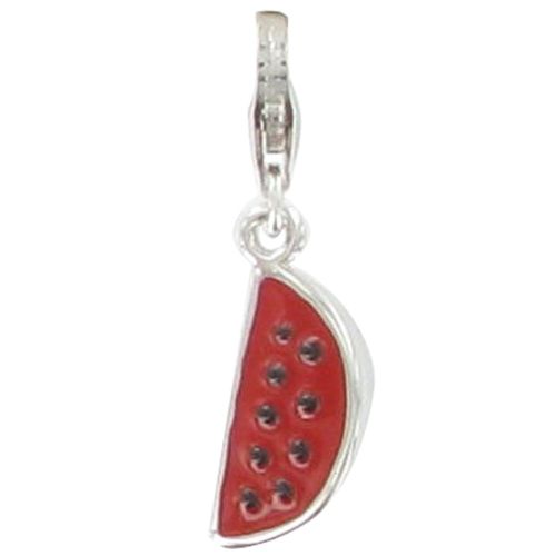 Charms Bracelet Argent 925 Pastèque Eté - LES POULETTES BIJOUX - Modalova