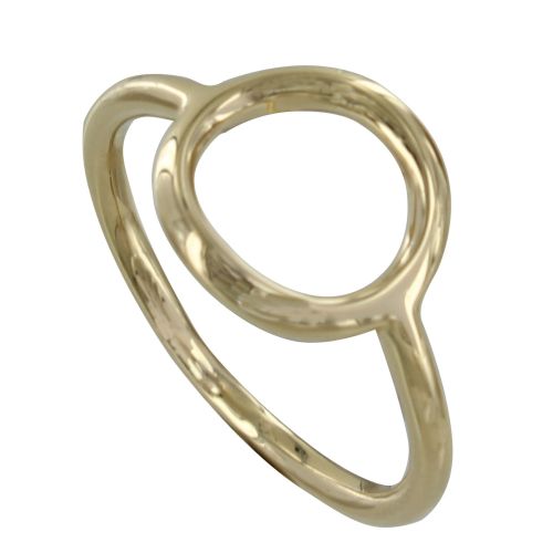 Bague Plaqué Rond Ajouré - taille 58 - LES POULETTES BIJOUX - Modalova