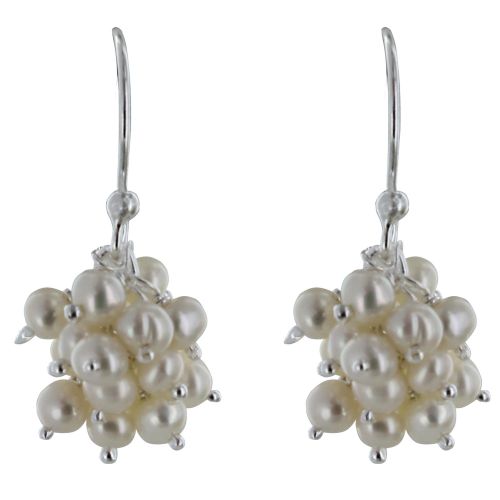 Boucles d'Oreilles et Grappe de Perles d'Eau Douce - LES POULETTES BIJOUX - Modalova