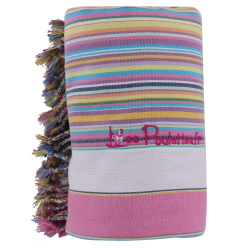 BIJOUX - V Kikoy Serviette Plage Coton Couleur Rayé Clair - LES POULETTES - Modalova