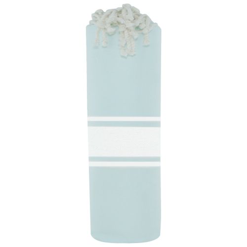 BIJOUX - Fouta Drap Plage et Hammam Coton d'Eau Rayé Blanc - LES POULETTES - Modalova