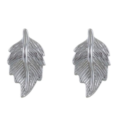 Boucles d'Oreilles 925 Rhodié Feuilles - LES POULETTES BIJOUX - Modalova