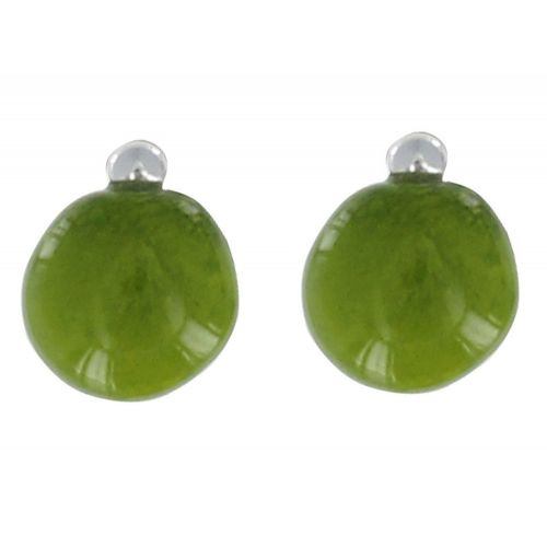 Boucles d'Oreilles Argent Galet de Céramique - Classics - LES POULETTES BIJOUX - Modalova