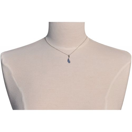 Collier Rhodié Plume d'Oiseau - LES POULETTES BIJOUX - Modalova