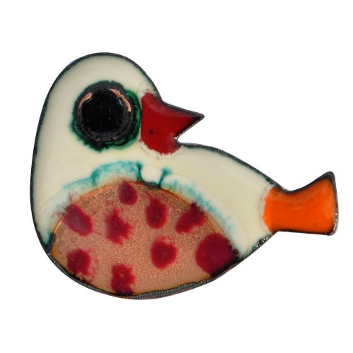 Broche Oiseau Émaillé - LES POULETTES BIJOUX - Modalova