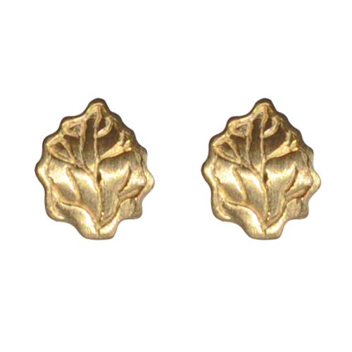 Boucles d'Oreilles Plaqué Petites Feuilles - LES POULETTES BIJOUX - Modalova