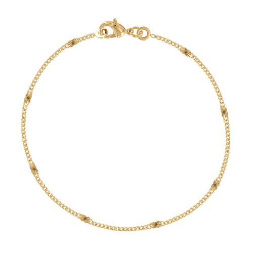 Bracelet Plaqué Huit Médailles Soleil - LES POULETTES BIJOUX - Modalova