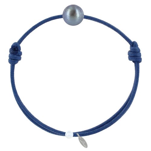 Bracelet La Perle de Culture des Poulettes - Colors - Bleu Jean - LES POULETTES BIJOUX - Modalova