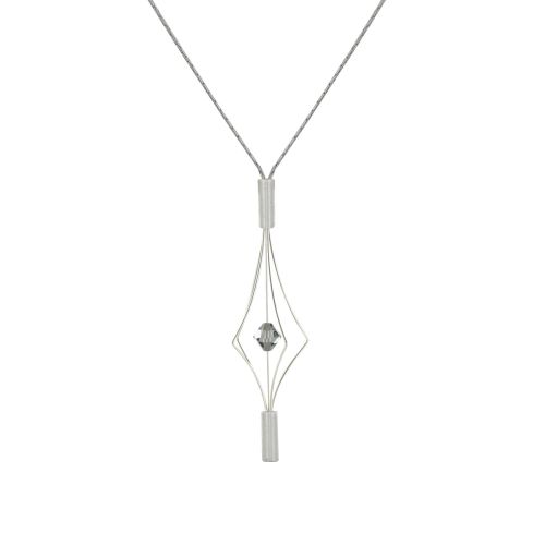 Collier Argent Lanterne et Swarovski - Petit Modèle - LES POULETTES BIJOUX - Modalova