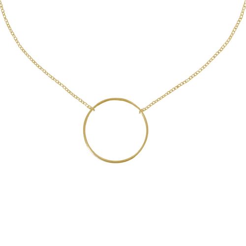 Collier Plaqué Cercle - LES POULETTES BIJOUX - Modalova