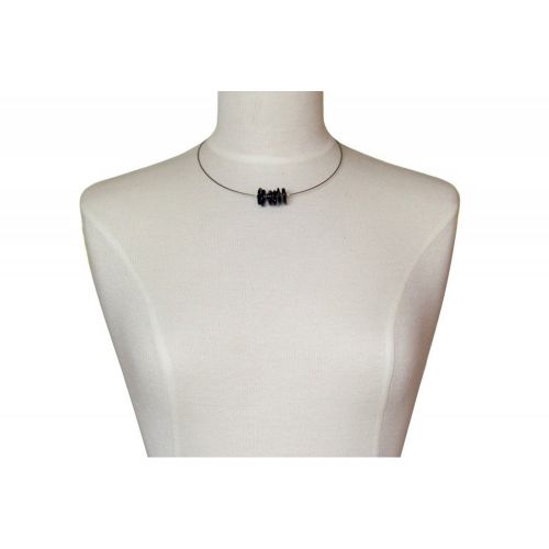 Collier Fil d'Acier Boutons Pate de Verre - Classics - LES POULETTES BIJOUX - Modalova
