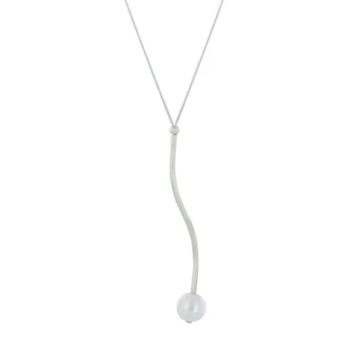 Collier Sautoir Argent 925 et Perle de Culture - Classics - Blanc - LES POULETTES BIJOUX - Modalova