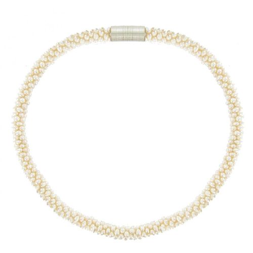 Collier Torsade de Perles de Culture - Classics - Blanc - LES POULETTES BIJOUX - Modalova