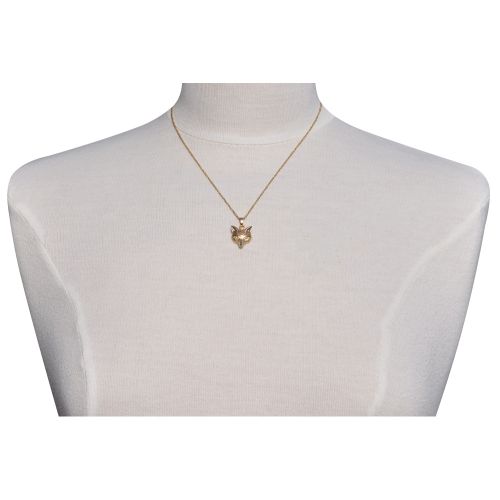 Pendentif Plaqué Tête de Loup 3D - LES POULETTES BIJOUX - Modalova