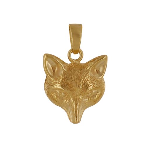 Pendentif Plaqué Tête de Loup 3D - LES POULETTES BIJOUX - Modalova