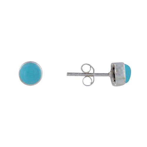 Boucles d'Oreilles Clous Argent 925 Demi Perle de - LES POULETTES BIJOUX - Modalova