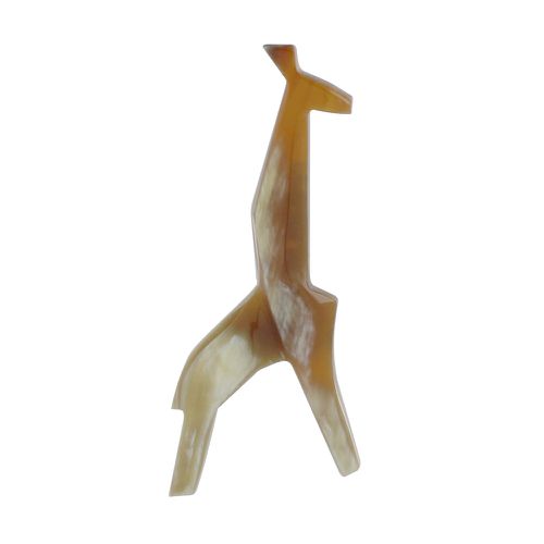Broche Girafe en Corne Modèle 1 - LES POULETTES BIJOUX - Modalova