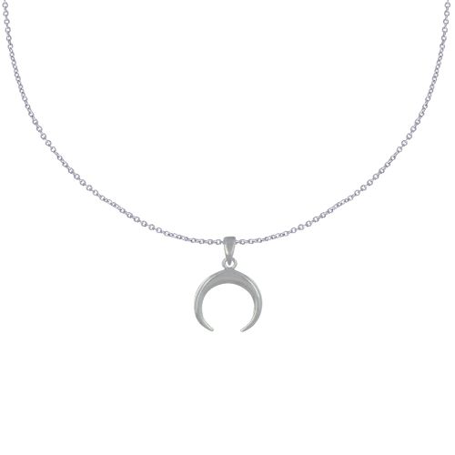 Collier 925 et Pendentif Croissant de Lune - LES POULETTES BIJOUX - Modalova