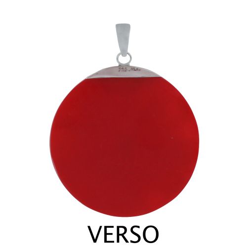 Pendentif Argent 925 Disque Etoile de Mer - LES POULETTES BIJOUX - Modalova