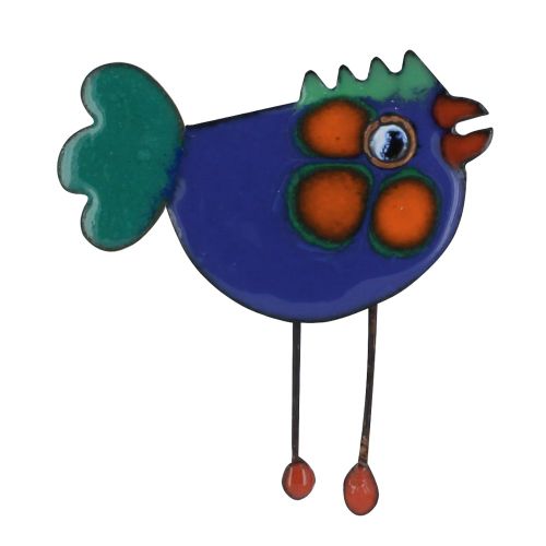 Broche Poule émaillée - LES POULETTES BIJOUX - Modalova