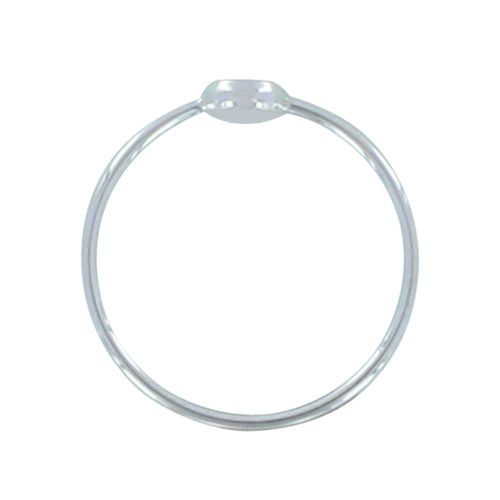 Bague Argent Petit Rond Facetté de Pierre de Lune - taille 52 - LES POULETTES BIJOUX - Modalova