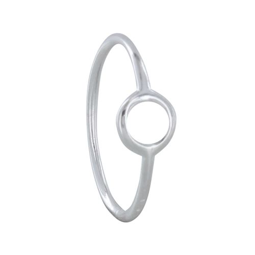 Bague Argent 925 Petit Cercle - LES POULETTES BIJOUX - Modalova