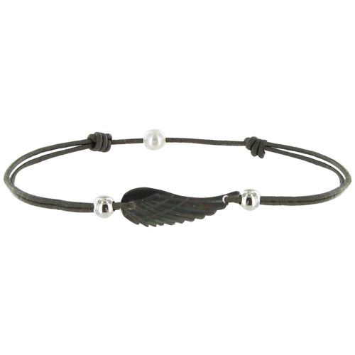 Bracelet Lien Aile d'Ange Nacre - Classics - LES POULETTES BIJOUX - Modalova