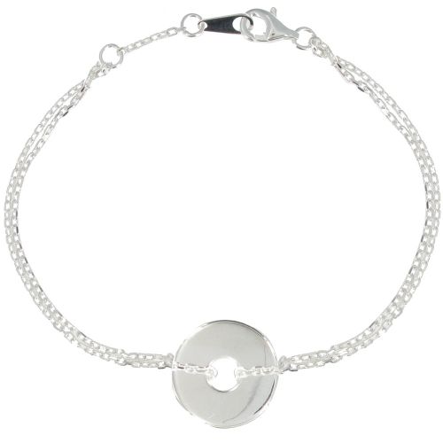 Bracelet Jeton en Argent 925 - LES POULETTES BIJOUX - Modalova
