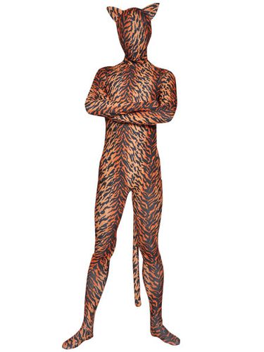 Toussaint Cosplay Costume Tigre imprimer Lycra Spandex Zentai Suit Dguisements Halloween - Milanoo - Modalova
