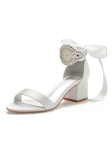 Chaussures de marie sandales mariage talon carr - Milanoo FR - Modalova