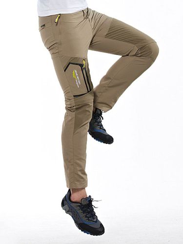 Pantalons s Confortable Pantalon Cargo Droit Taille Naturelle Kaki - Milanoo FR - Modalova