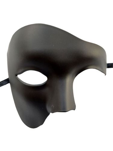 Masque De Carnaval Noir Pour Adultes Accessoires De Costumes Cosplay De Mascarade En Plastique Vintage Dguisement - Milanoo FR - Modalova