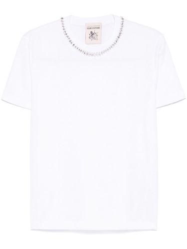Semicouture Cotton T-Shirt - Semicouture - Modalova