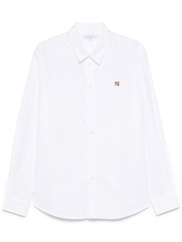 Fox Head Cotton Shirt - MAISON KITSUNE' - Modalova