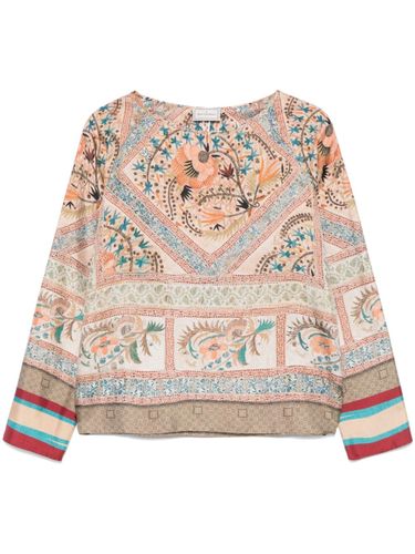 Printed Silk Blouse - Pierre Louis Mascia - Modalova