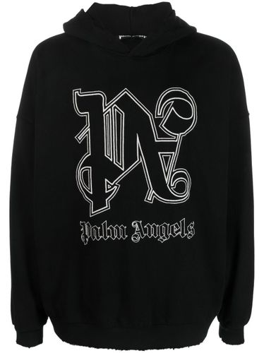 Palm Angels Sweatshirt With Logo - Palm Angels - Modalova