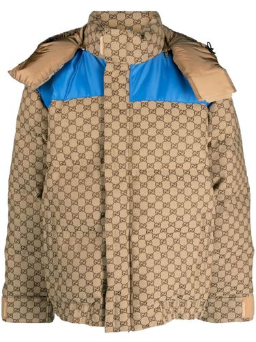 Gucci Down Jacket With Logo - Gucci - Modalova