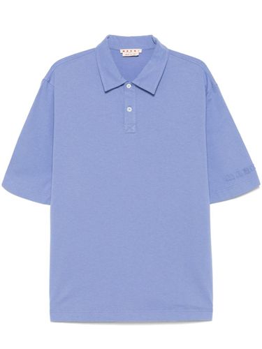 Marni Logo Cotton Polo Shirt - Marni - Modalova