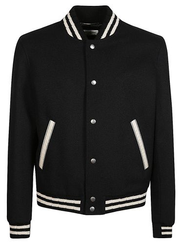 Saint Laurent Logo Jacket - Saint Laurent - Modalova