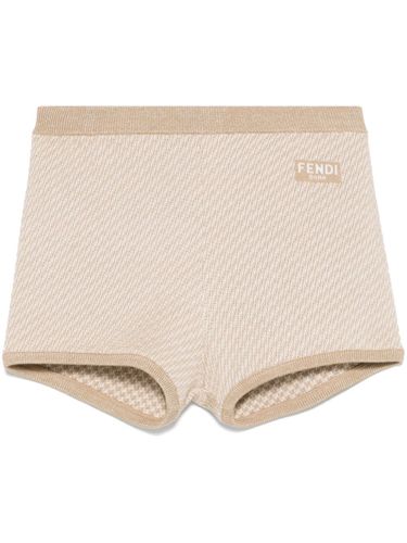 Fendi Ff Wool Shorts - Fendi - Modalova