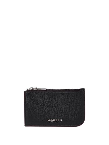 Sling Leather Card Case - Alexander McQueen - Modalova