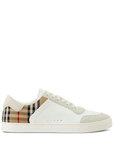 Burberry Stevie Leather Sneakers - Burberry - Modalova