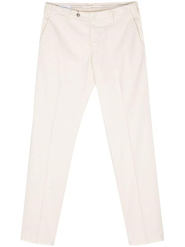 Luigi Bianchi Trousers With Logo - Luigi Bianchi - Modalova